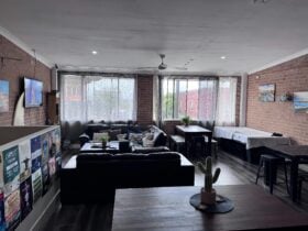 Here we have the common room, lounges and tables for guests to hangout or eat.