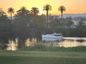Captivating sunset views over the Tweed River