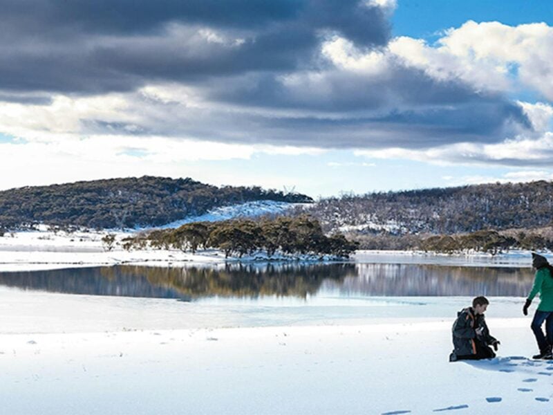 Three Mile Dam campground, Kosciuszko National Park. Photo: Murray Vanderveer/NSW Government