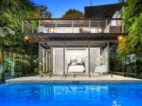 Home offering enviable water views, perfect for those craving boutique bayside living