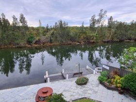 View from the deck of the river