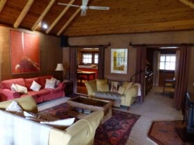 Lounge through to kitchen and dinning