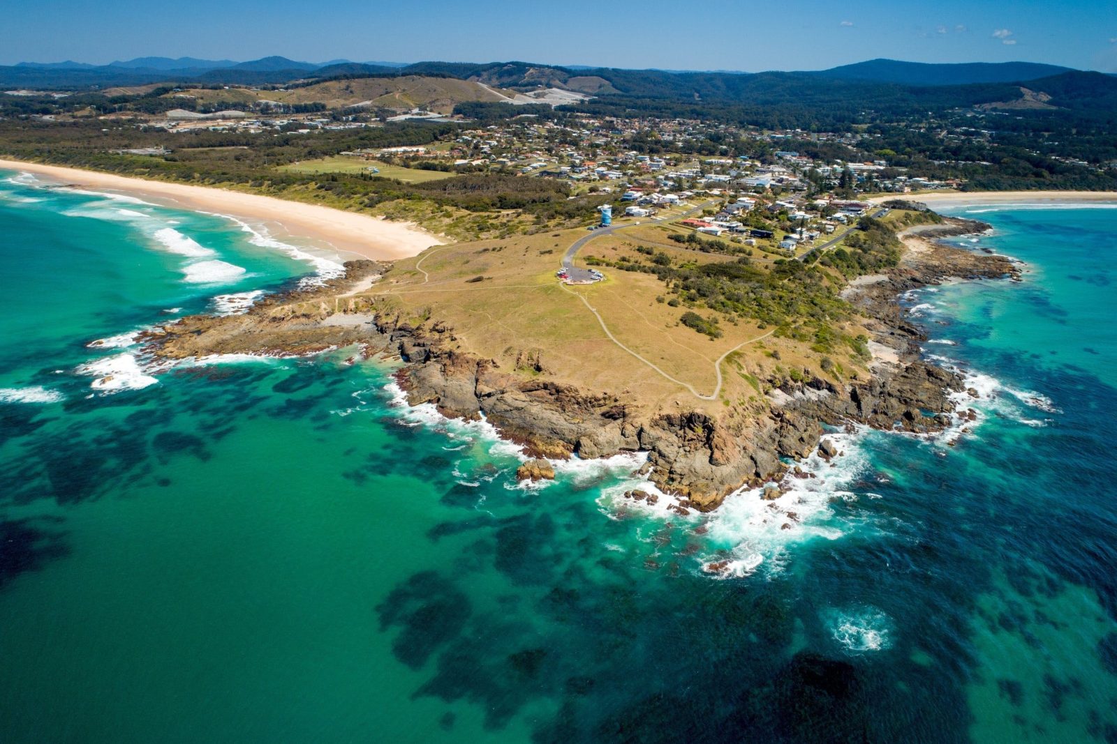 Woolgoolga Beach Aerial