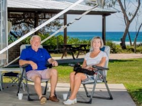 Powered Sites with beach view