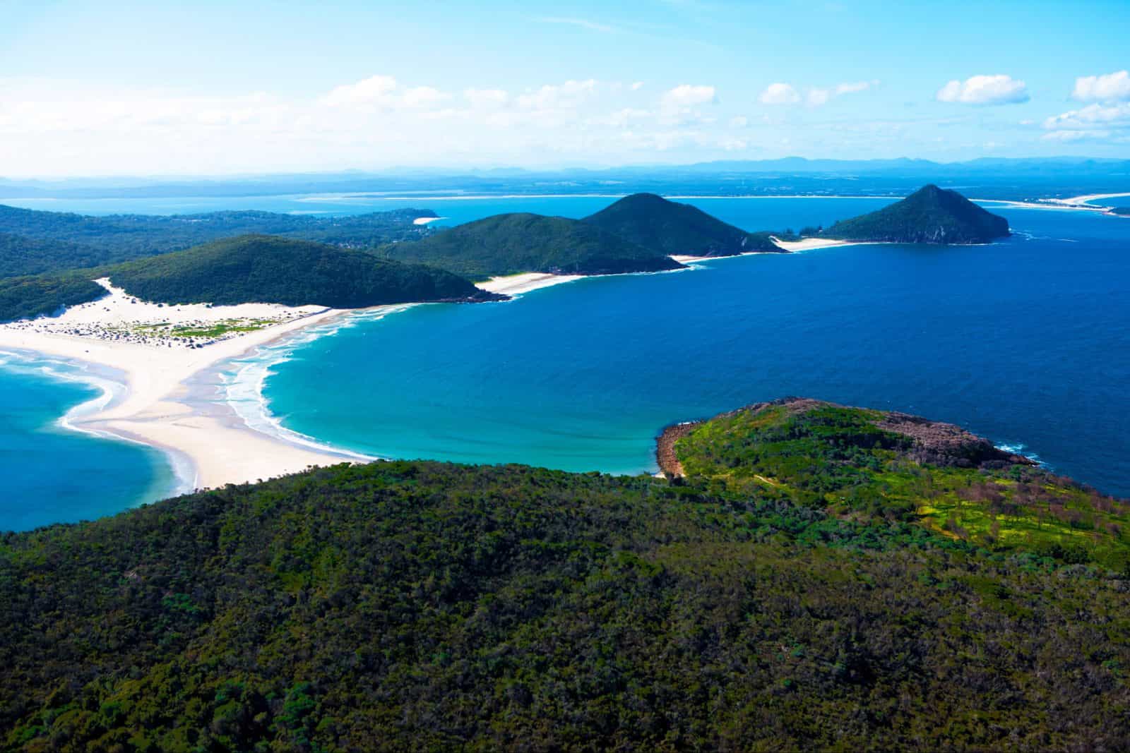 Aerial Of Port Stephens