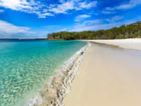 Crystal clear waters of Green Patch Beach