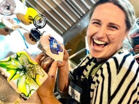 workshop participant having fun in class