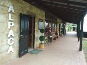 Outside Australian Alpaca Barn Peppers Creek Village Pokolbin Store