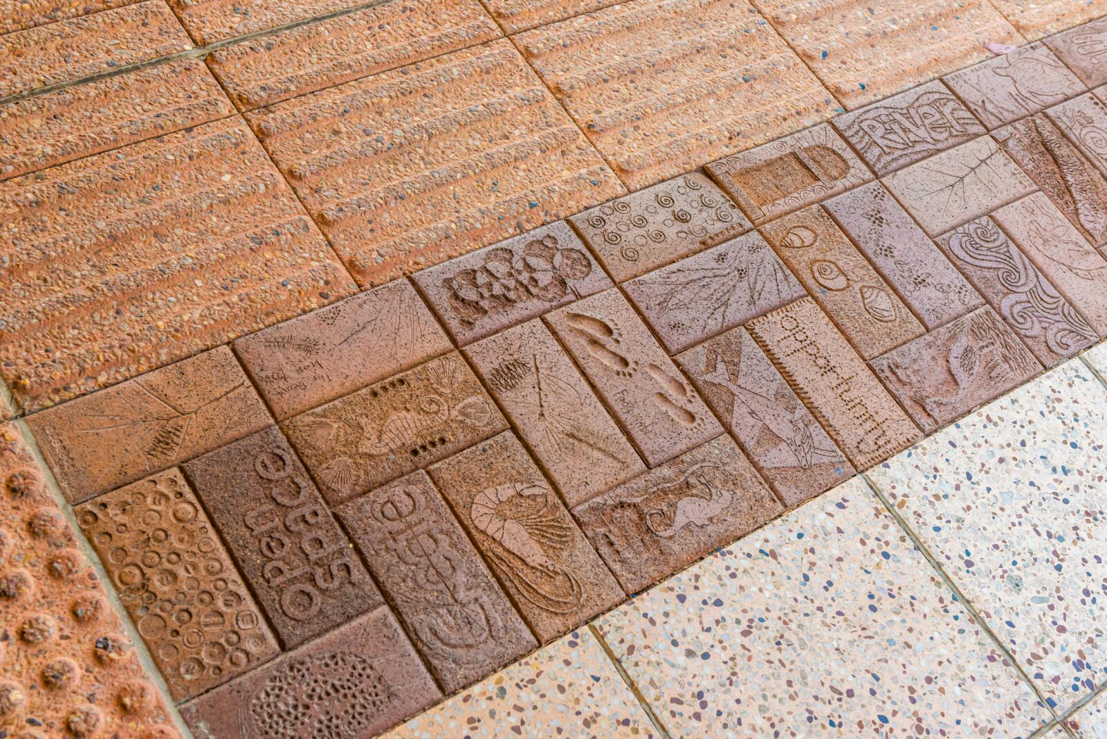 clay pavers art