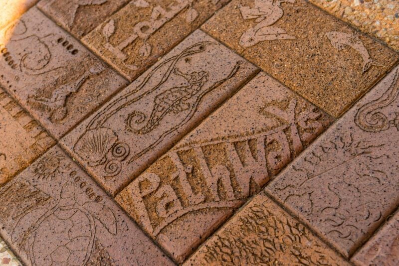 clay pavers art