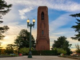The Bathurst Carillon at sunset