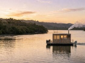 Floating Sauna on Brunswick River NSW