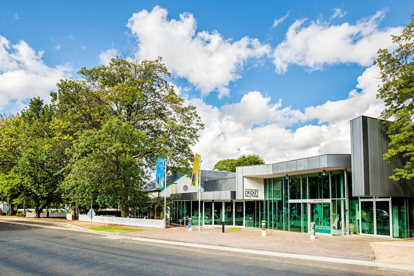 Entrance to Bradman Museum