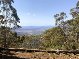 The view of Liverpool and Breeza plains from Breeza lookout in Coolah Tops National Park. Photo: