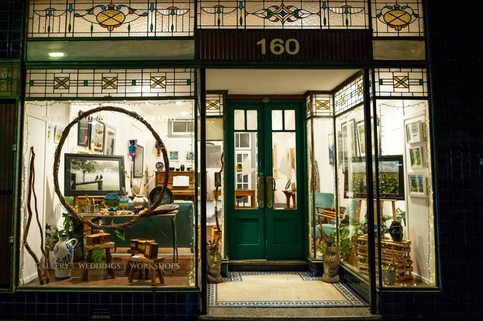 Entrance to the Bye Bye Blackbird Gallery