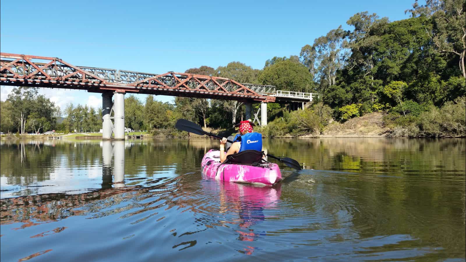 Canoeing on the Williams River Clarence Town