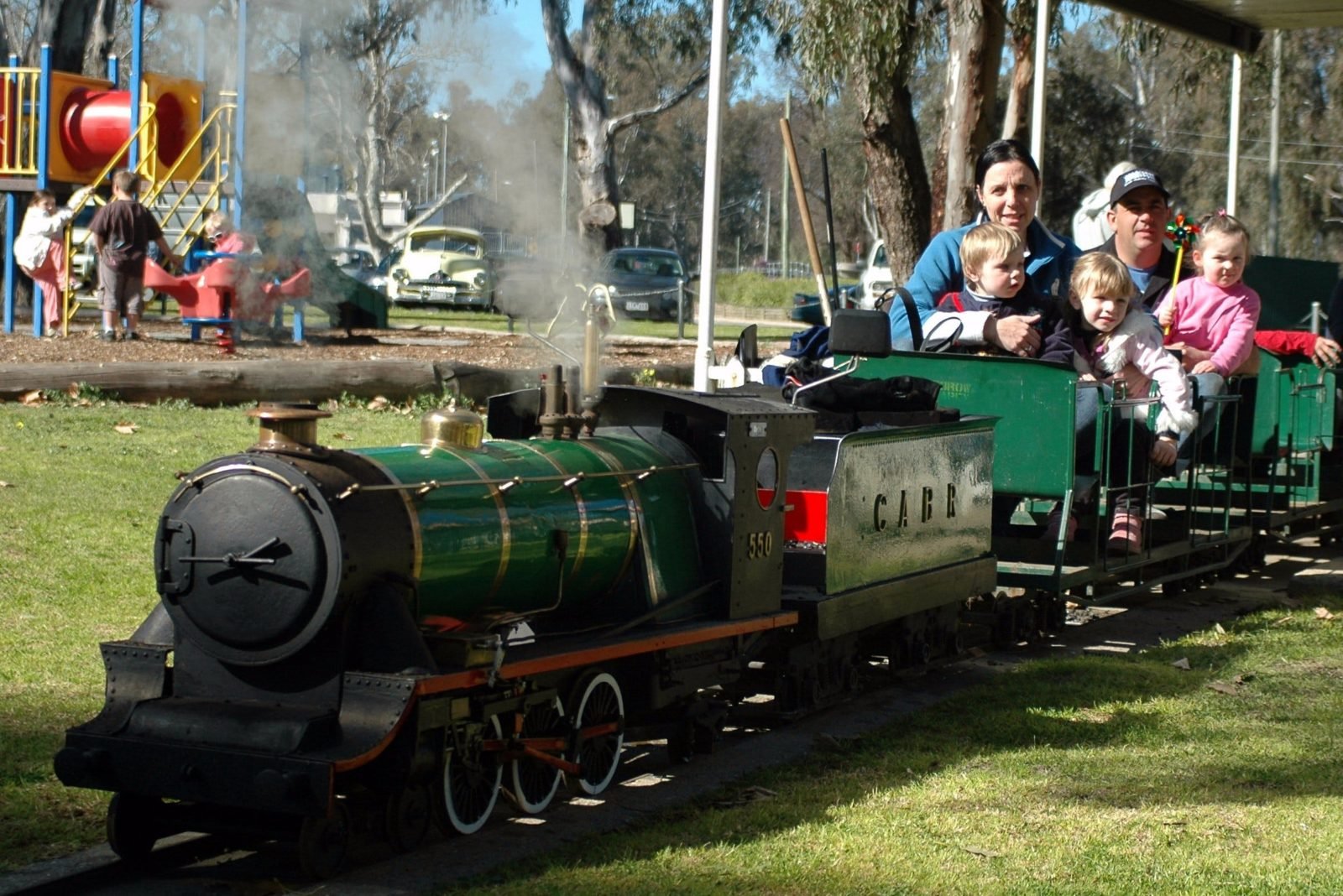 Corowa Apex Miniature Steam Train