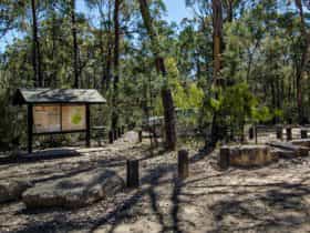 Carpark at the walk entry, Corridor walk, Nattai National Park. Photo: John Spencer/NSW Government