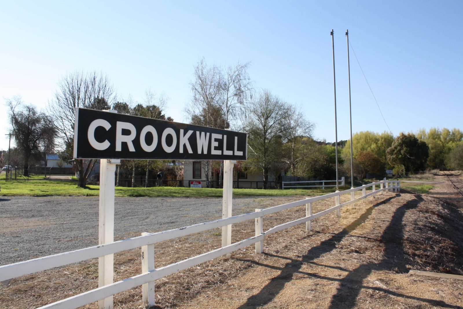 Crookwell train sign