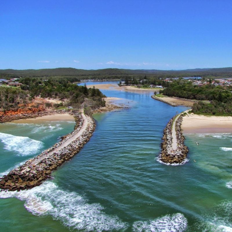 Evans River Mouth & Break walls
