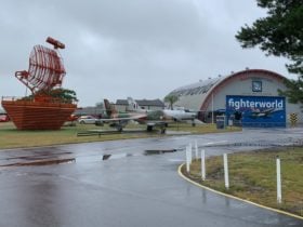 Fighter World Main Hangar and Entry