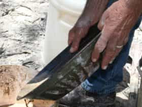 Gold Panning at Stuart Town