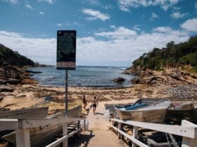 Couple enjoying a summer's day at Gordons Bay, Coogee