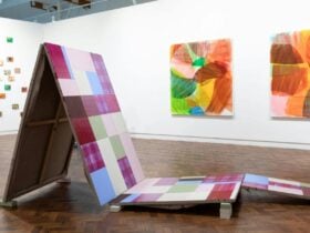 Vivienne Binns Particle thought; Emma Beer #communication; Gemma Smith Thrown open