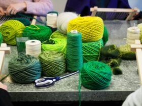 Lola ally dyed wool by Natalie Miller