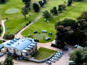 Griffith Golf Club from the air