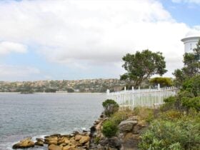 Grotto Point Lighthouse, Sydney Harbour National Park. Photo: John Yurasek/NSW Government