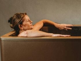 women with eyes closed relaxing in a spa at Hakea Wellness Campbelltown