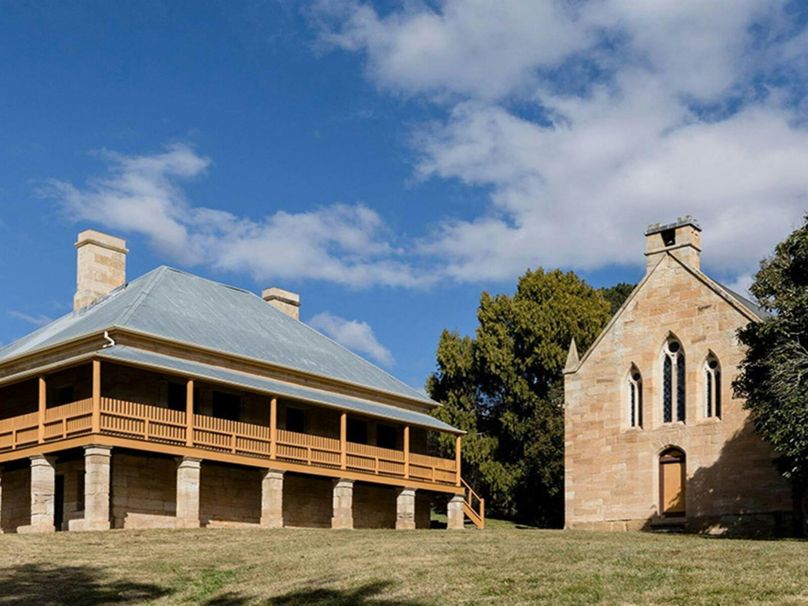 2 sandstone buildings, St Bernardâs Presbytery and Former St Bernard