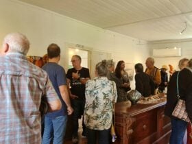 In the first room of the Hill End Gallery.