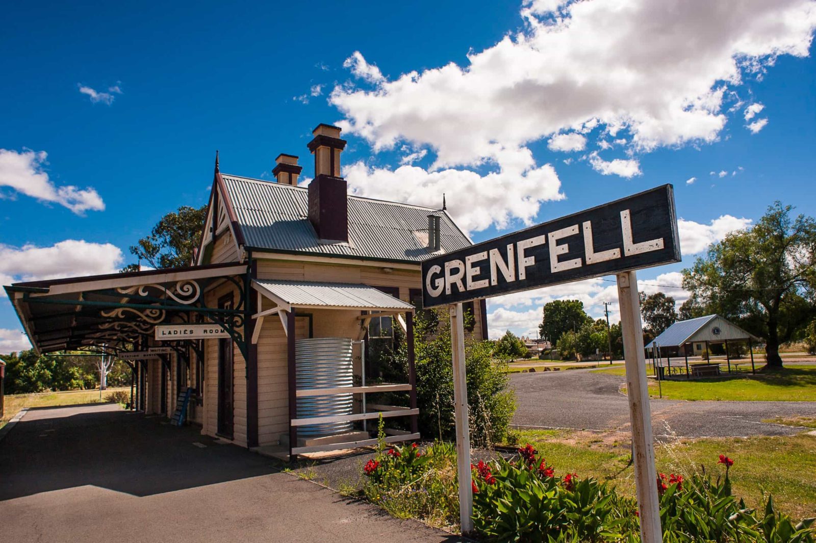 Historic Railway Station in Grenfell NSW