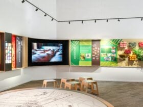 Interpretive Display at the Griffith Tourism Hub