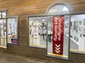 Photography Paintings Artwork Snowy Mountains NSW Jindabyne Nuggets Crossing Shopping Centre