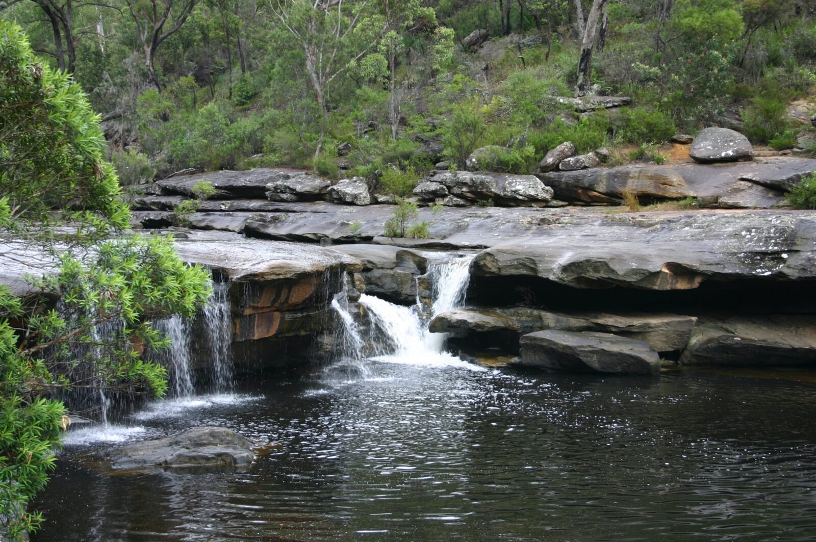 Waterfall and rock pool