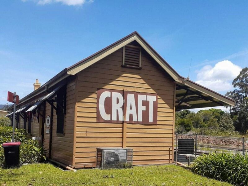 Northern side,visible to train travellers