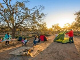 Campers at Emu Lake campground. Photo: John Spencer/DPIE