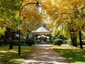 The Bandstand in Autumn at Machattie Park