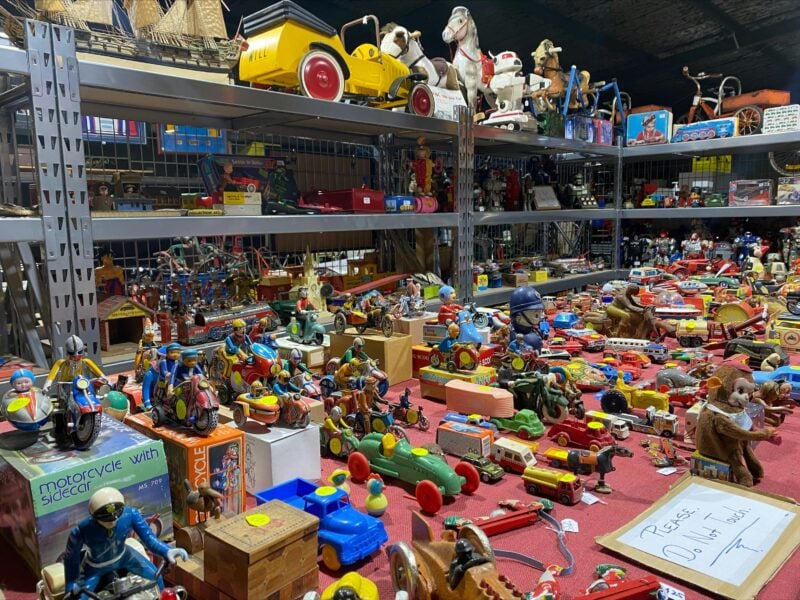Toy section of Mad Harry