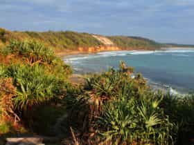 Miners Beach at high tide.