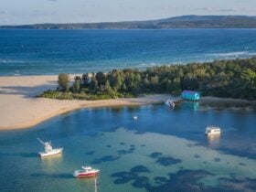 Mitchies Jetty, Merimbula, Sapphire Coast NSW, South Coast, boatshet