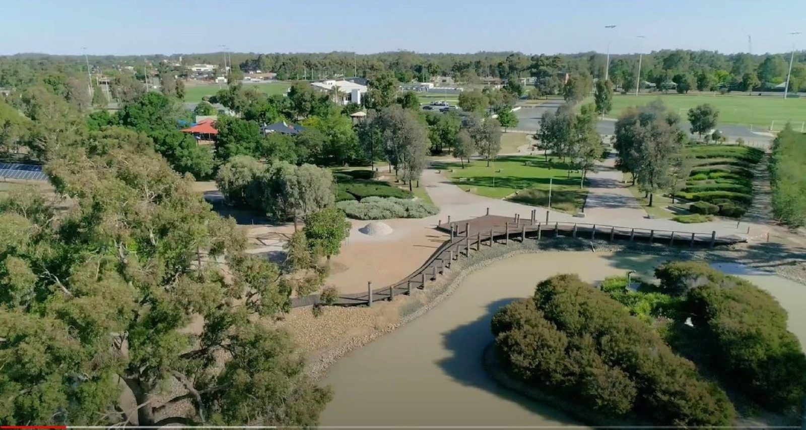 walking paths through parklands