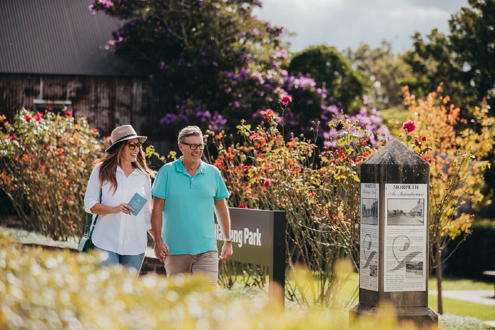 Morpeth Heritage Walk past Illalaung Park