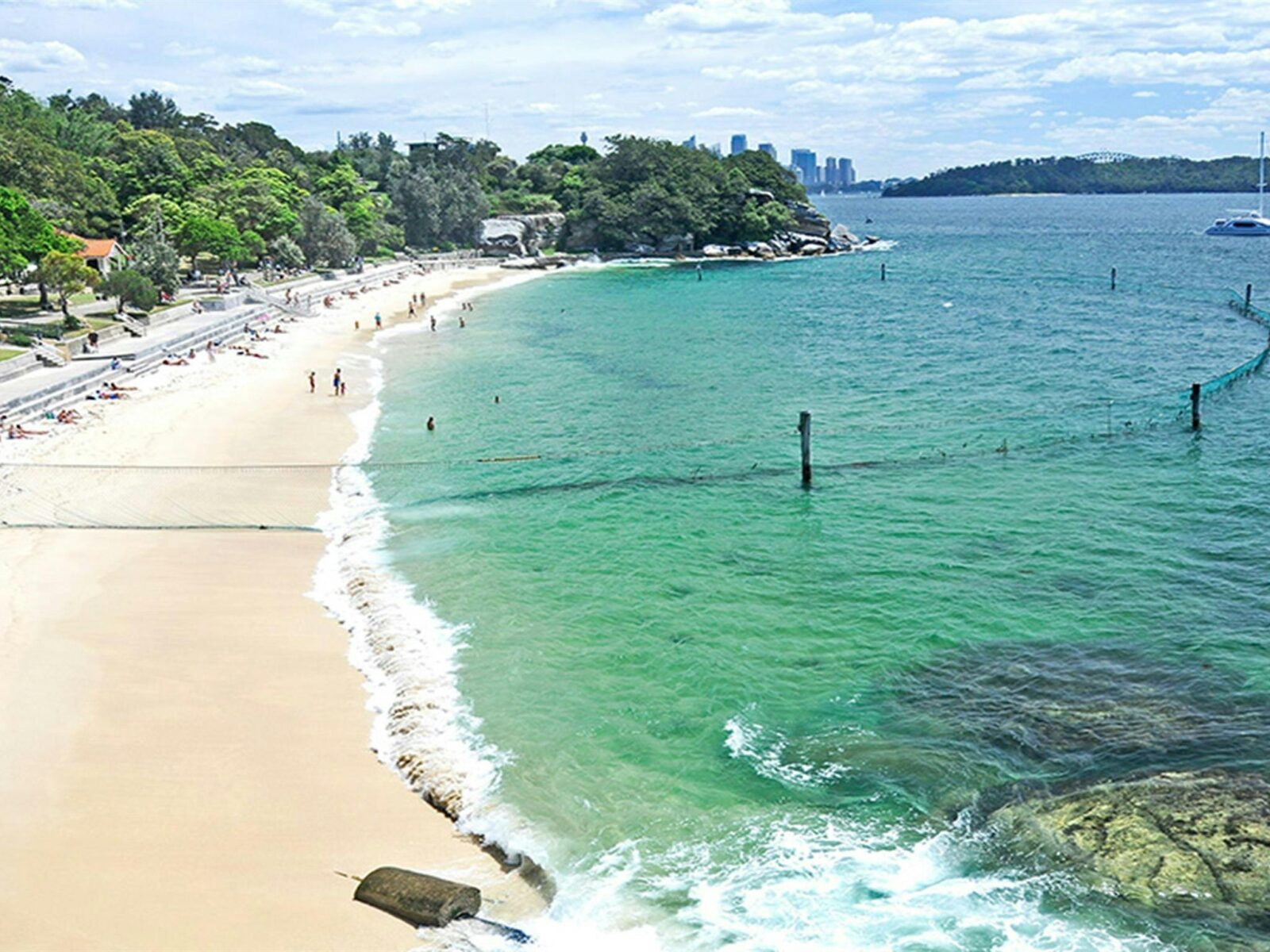 Nielsen Park and shark beach in Sydney Harbour National Park. Credit: Kevin McGrath Â© DCCEEW