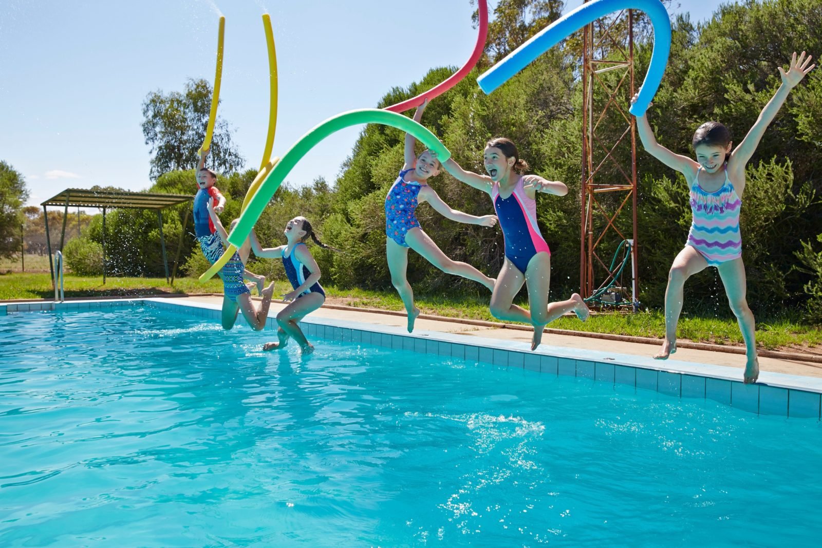 Swimming fun in Federation Shire