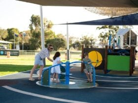 Space themed playground