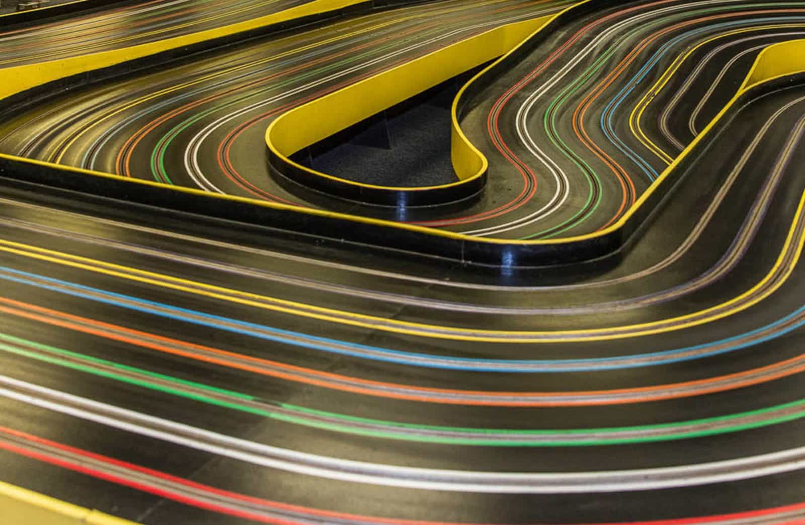 Image of a slot car Track